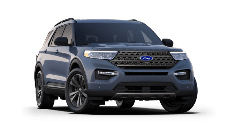 2021 Ford Explorer XLT Infinite Blue, 2.3L EcoBoost I-4 Engine with ...